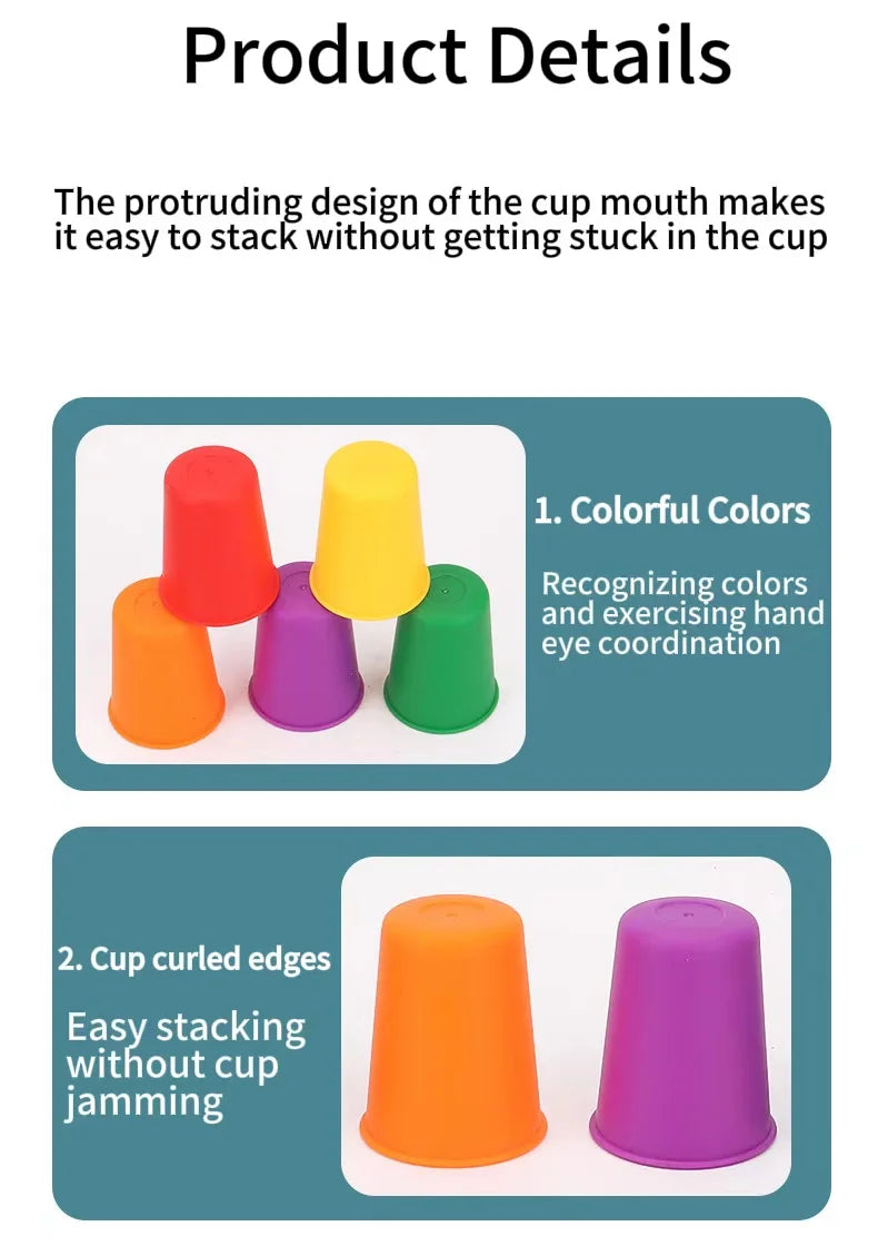 Quick-Stack Colour Cup Challenge | Family Speed Game (Ages 3+)