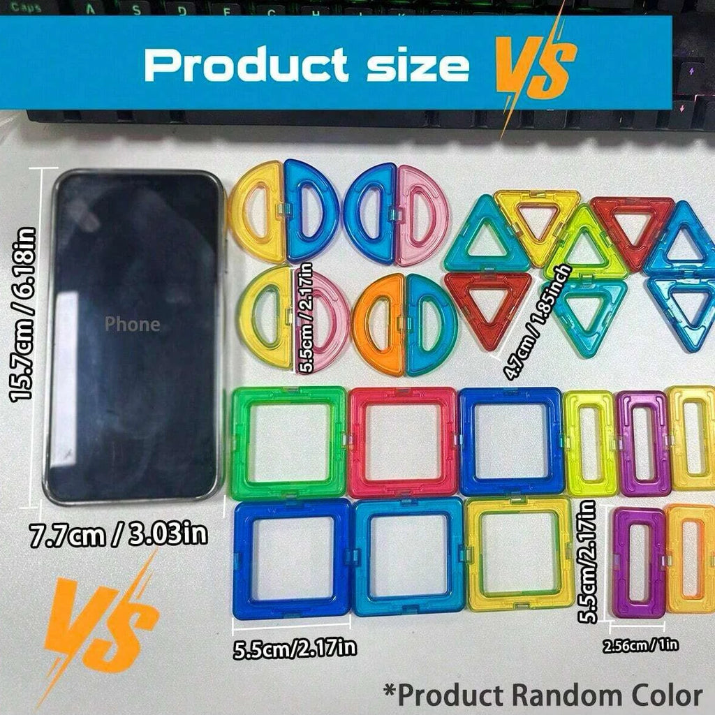 Northern Builders Magnetic Tiles | STEM Construction Set (Ages 4–12)