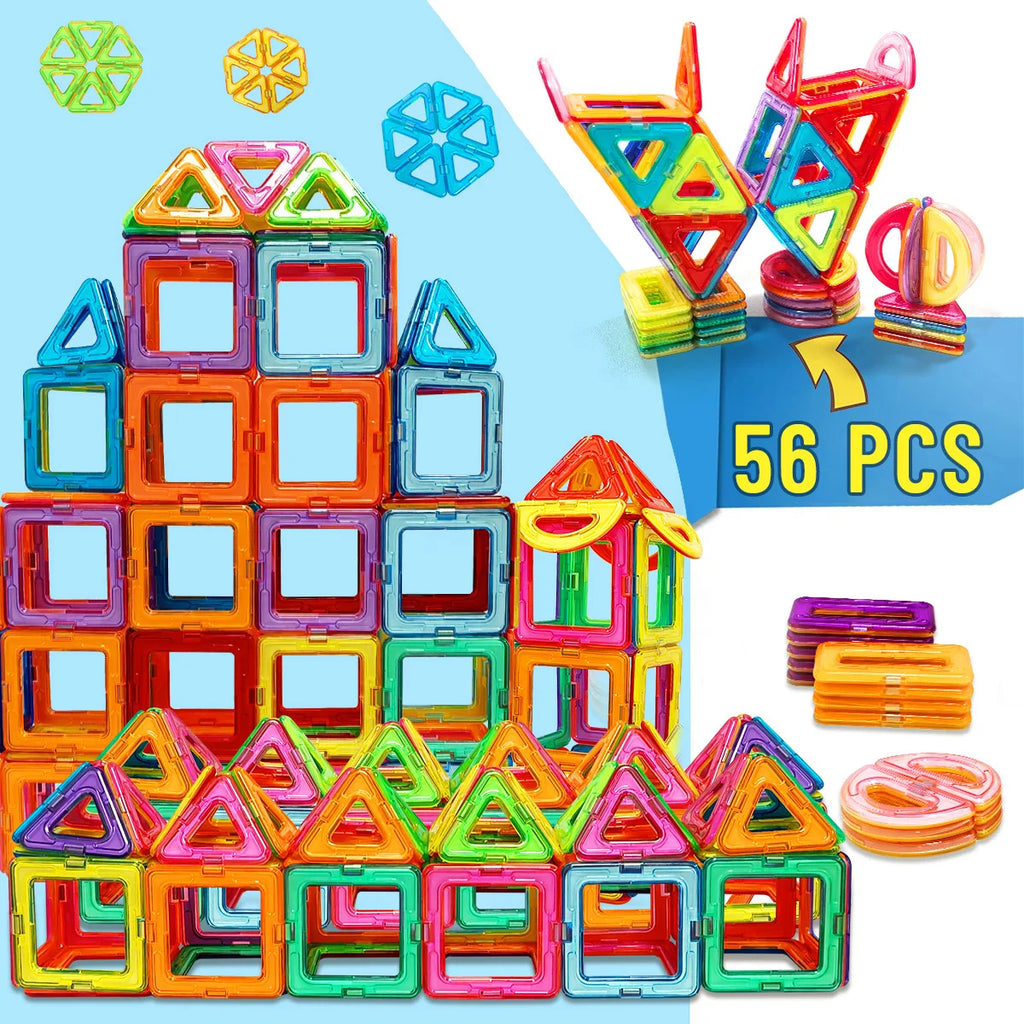 Northern Builders Magnetic Tiles | STEM Construction Set (Ages 4–12)