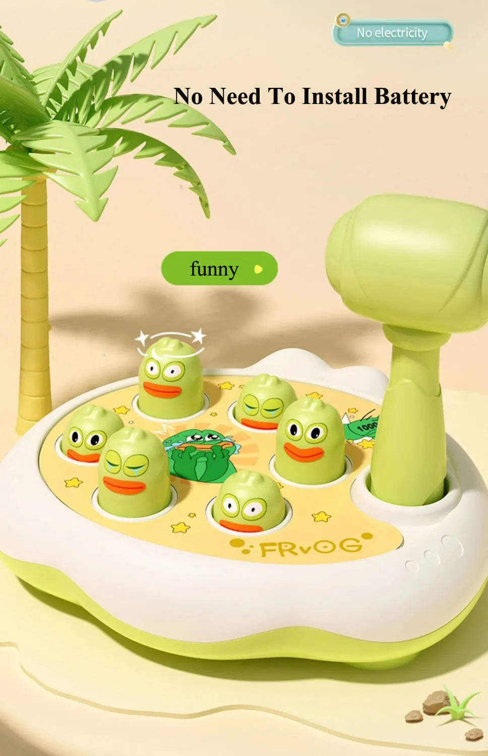 Pond Pals Hammer & Pop Game | Montessori Toddler Toy (Ages 1–3)