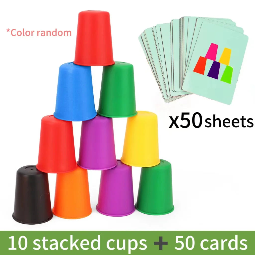 Quick-Stack Colour Cup Challenge | Family Speed Game (Ages 3+)