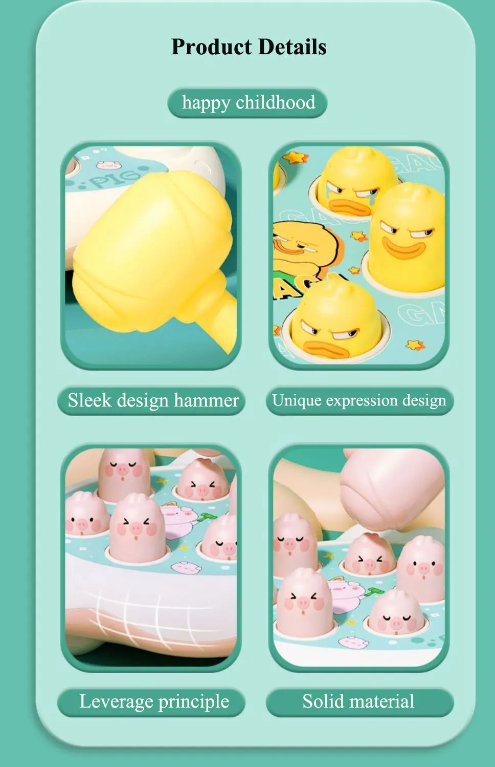 Pond Pals Hammer & Pop Game | Montessori Toddler Toy (Ages 1–3)