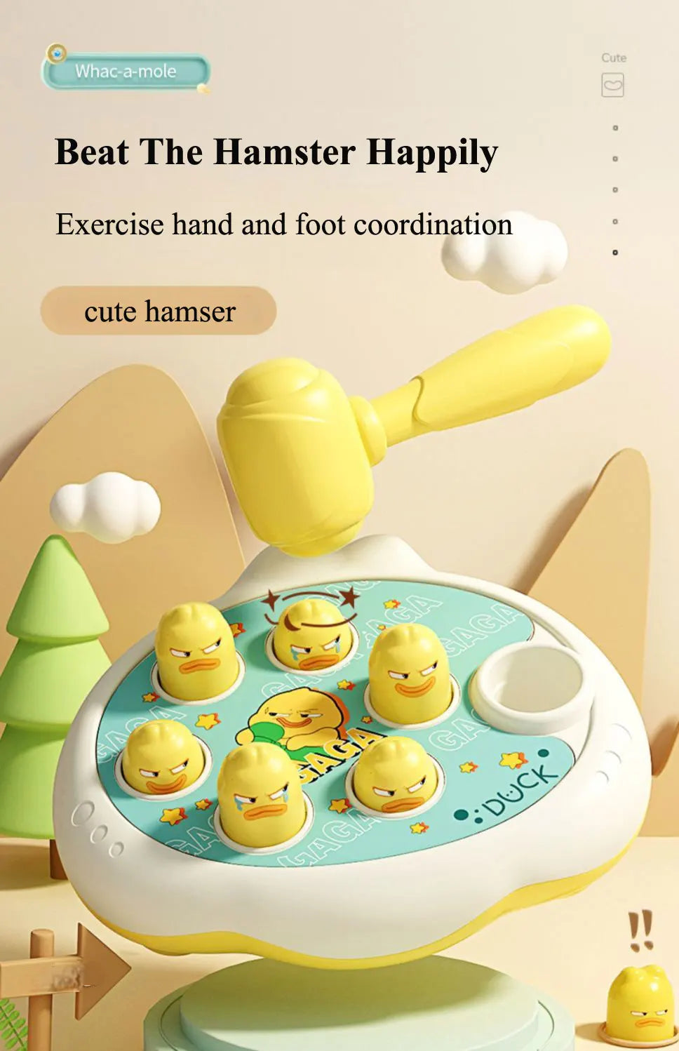 Pond Pals Hammer & Pop Game | Montessori Toddler Toy (Ages 1–3)